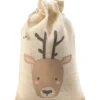 Folia Jute Julesekk 17x25cm – Reinsdyr