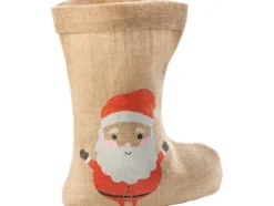Folia Jute Julestrømpe 20x33cm – Støvel