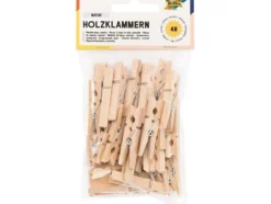 Folia Klesklype i tre – 48stk 3ass. str. – Natur