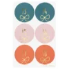 Folia Klistremerke Adventskalender tall 1-24 – ROUND BOWS