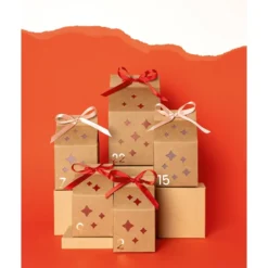 Folia Klistremerke Adventskalender tall 1-24 – GOLD
