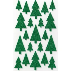 Folia Klistremerker Mosgummi Glitter – Vinter