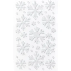 Folia Klistremerker Mosgummi Glitter – Vinter