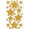 Folia Klistremerker Mosgummi Glitter – Stjerner 1