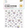 Folia Klistremerker Strass 54stk – Hjerter iriserende