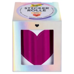 Folia Klistremerkerull 48 stk 3m – Hjerter