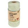 Folia Makramégarn 100% bomull – 3,5mm 100m – SOFT GREEN