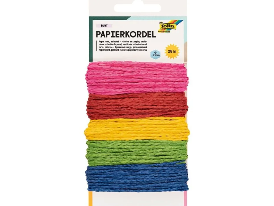 Folia Papirsnor 25m – Fargerik