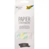 Folia Papirsugerør 25stk – Striper pastell