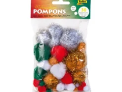 Folia Pomponger 30stk – Jul mix