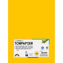 Folia Tegnepapir A4 – 130g 100ark – 15 Gullgul