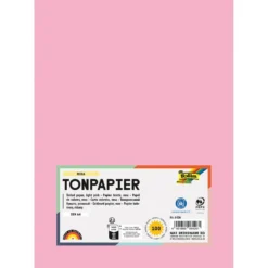Folia Tegnepapir A4 – 130g 100ark – 26 Lysrosa