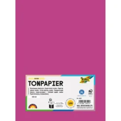Folia Tegnepapir A4 – 130g 100ark – 21 Mørkrosa