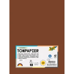 Folia Tegnepapir A4 – 130g 100ark – 85 Sjokoladebrun