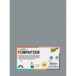 Folia Tegnepapir A4 – 130g 100ark – 84 Stengrå
