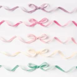 Folia Velourbånd Sett – 10mmx2m 5 farger – Pastell