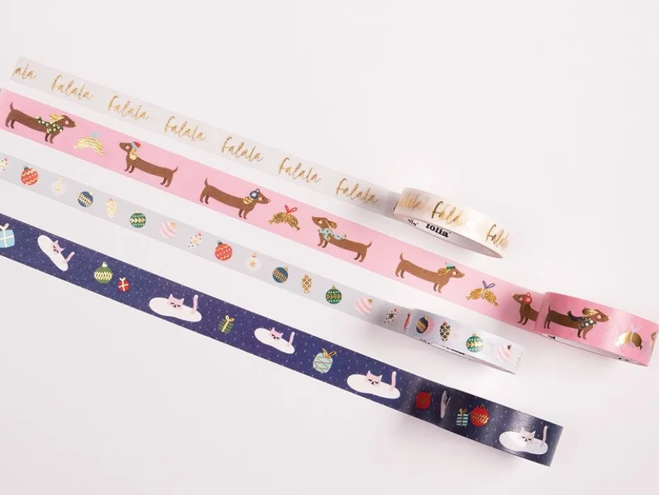 Folia Washi Tape – 4 ruller – FALALA