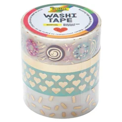 Folia Washi Tape – 4 ruller – HOTFOIL GOLD II