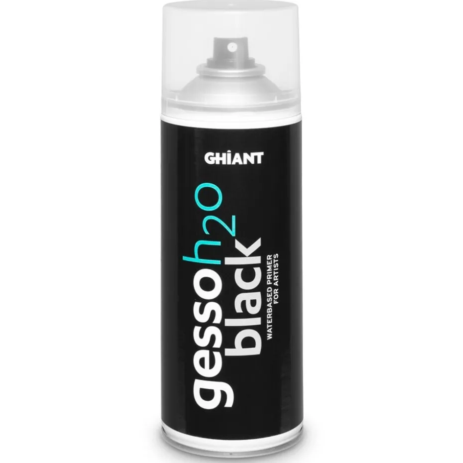 Ghiant H2O Gesso Spray Black 400ml