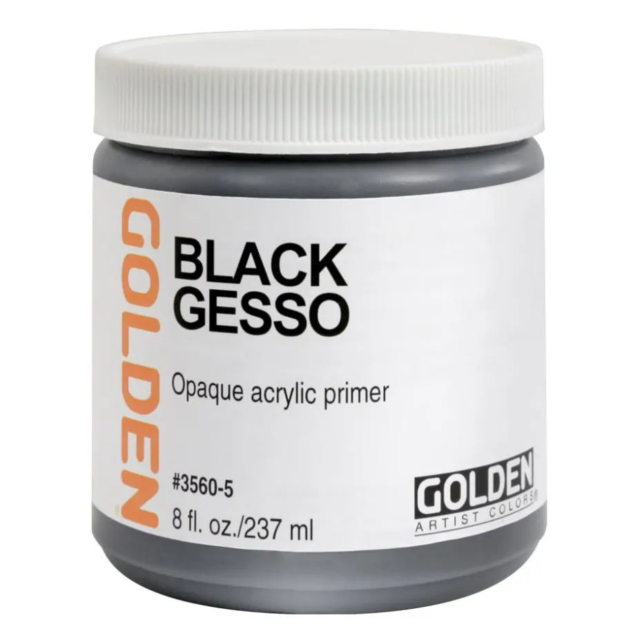 Golden Acrylics Gesso 3560 Black – 237ml