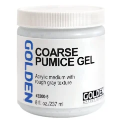 Golden Akryl Medium 3200 Coarse Pumice Gel – 237ml