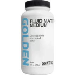 Golden Akryl Medium 3520 Fluid Matte Medium – 473ml