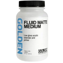 Golden Akryl Medium 3520 Fluid Matte Medium – 237ml
