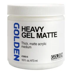 Golden Akryl Medium 3060 Heavy Gel Matte – 473ml