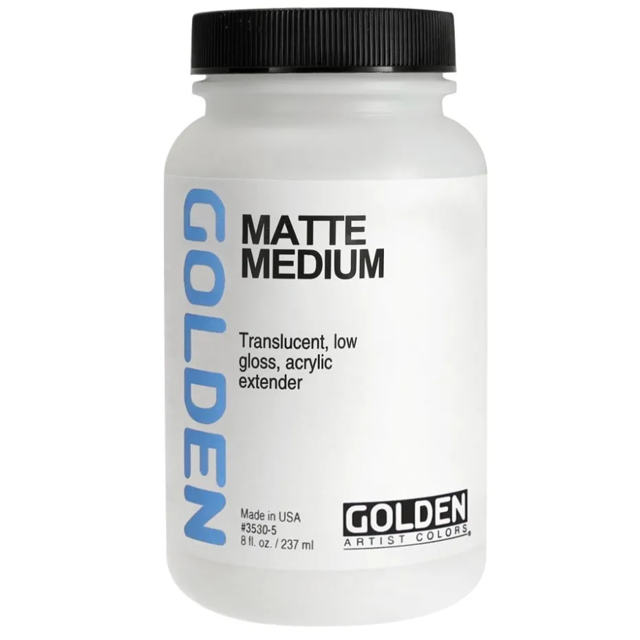 Golden Akryl Medium 3530 Matte Medium – 237ml