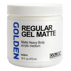 Golden Akryl Medium 3030 Regular Gel Matte – 473ml