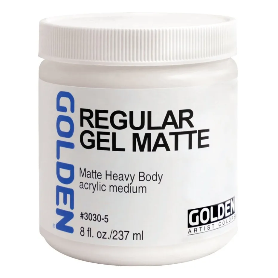 Golden Akryl Medium 3030 Regular Gel Matte – 237ml
