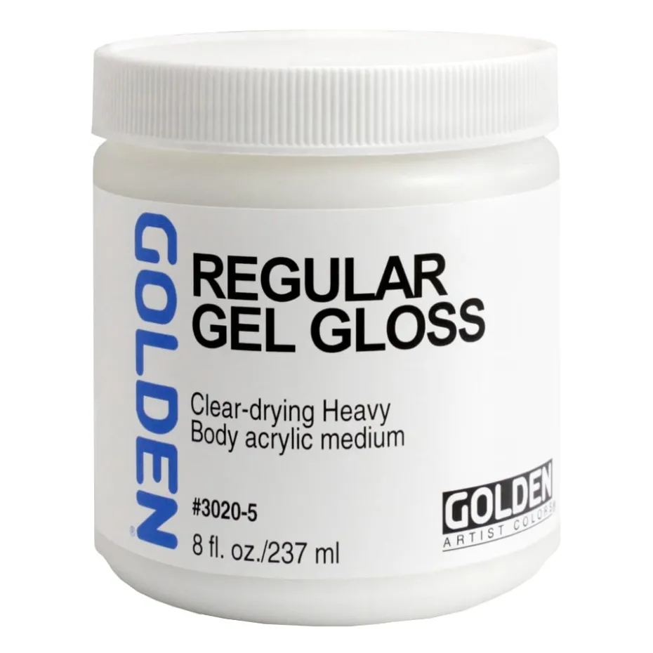 Golden Akryl Medium 3020 Regular Gel Gloss – 237ml