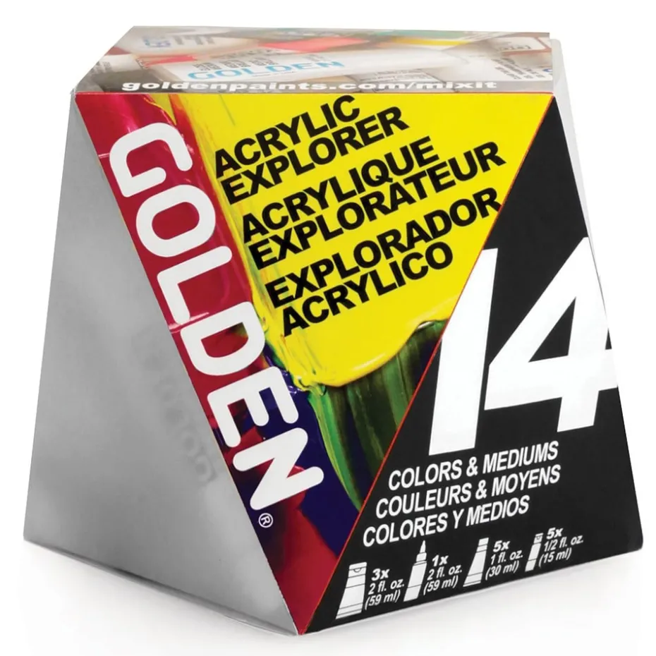 Golden Akryl Mediums Sett 0962 – Acrylic Explorer