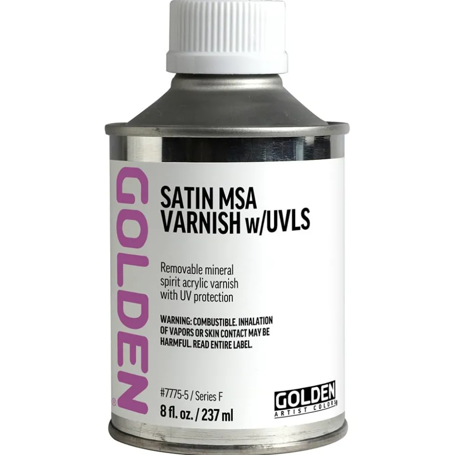 Golden Akryl MSA Varnish w/UVLS 7775 237ml – Satin