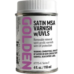 Golden Akryl MSA Varnish w/UVLS 7775 118ml – Satin