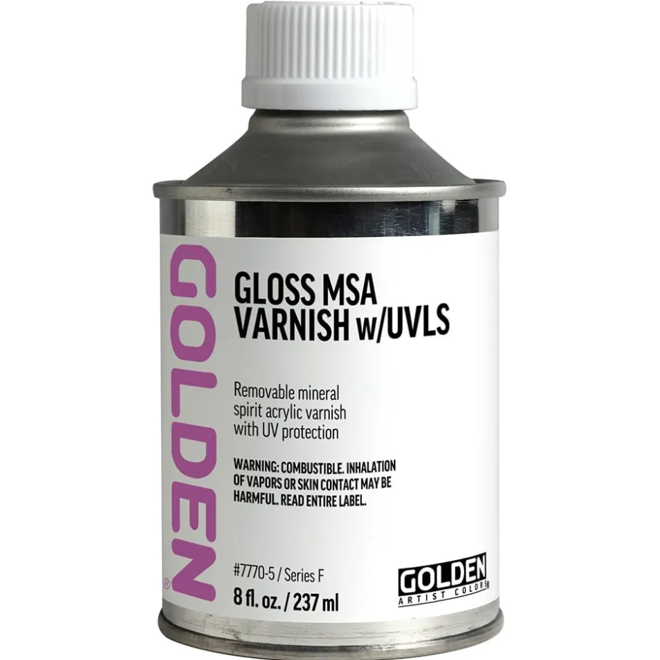 Golden Akryl MSA Varnish w/UVLS 7770 237ml – Gloss