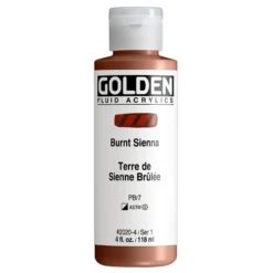 Golden Fluid Akryl 118ml – 2020 Burnt Sienna
