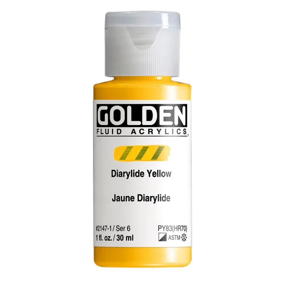 Golden Fluid Akryl 30ml – 2147 Diarylide Yellow