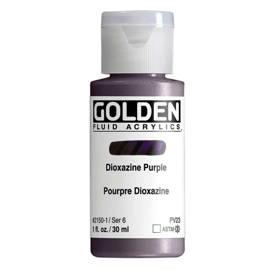 Golden Fluid Akryl 30ml – 2150 Dioxazine Purple