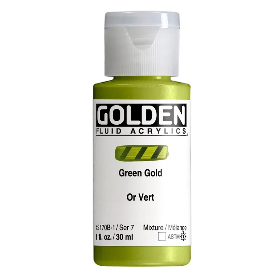 Golden Fluid Akryl 30ml – 2170 Green Gold