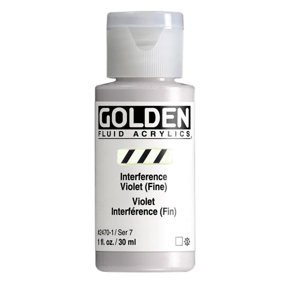 Golden Fluid Akryl 30ml – 2470 Interference Violet Fine