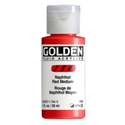 Golden Fluid Akryl 30ml – 2220 Naphthol Red Medium