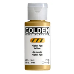 Golden Fluid Akryl 30ml – 2225 Nickel Azo Yellow