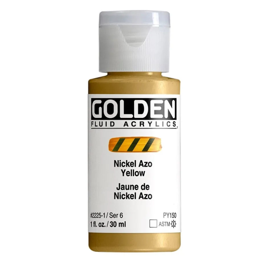 Golden Fluid Akryl 30ml – 2225 Nickel Azo Yellow