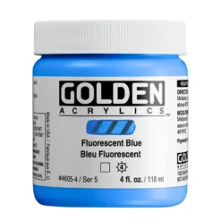 Golden Heavy Body Akryl 118ml – 4605 Fluorescent Blue