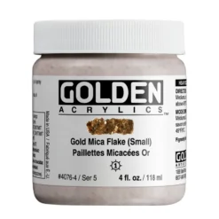 Golden Heavy Body Akryl 118ml – 4076 Gold Mica Flake Small