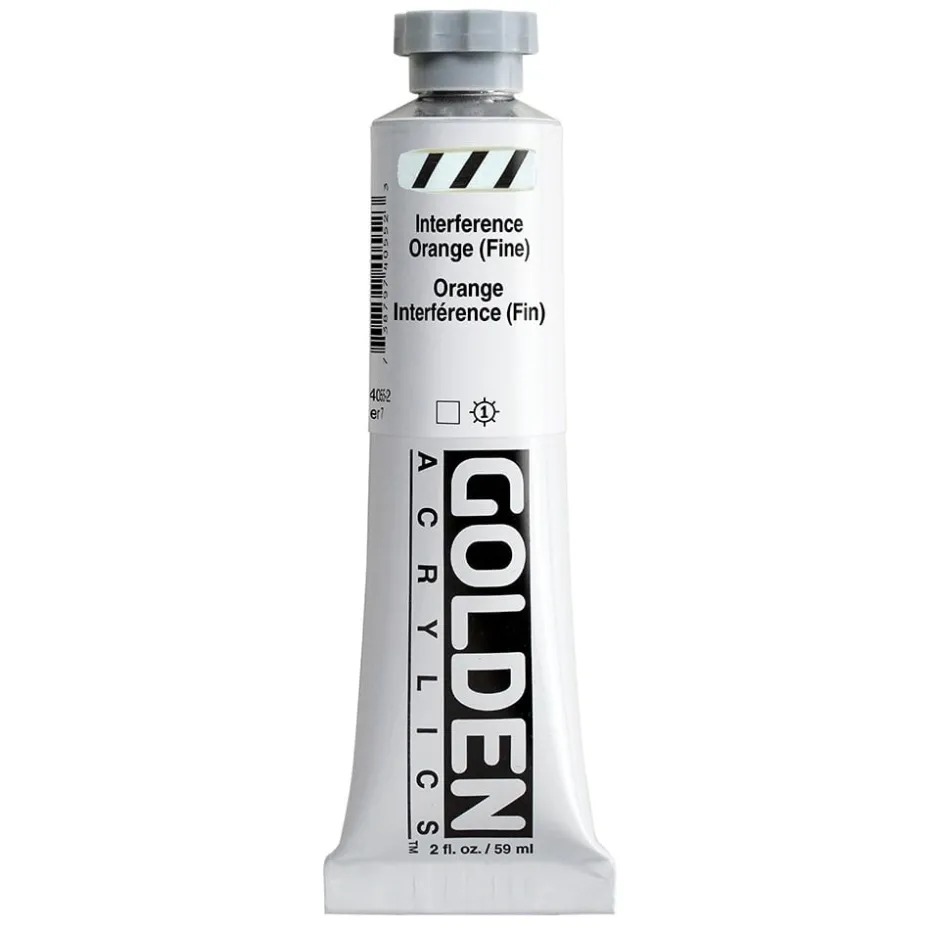 Golden Heavy Body Akryl 59ml – 4055 Interfere. Orange Fine