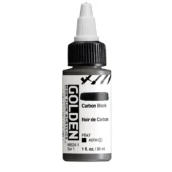Golden High Flow Akryl 30ml – 8524 Carbon Black