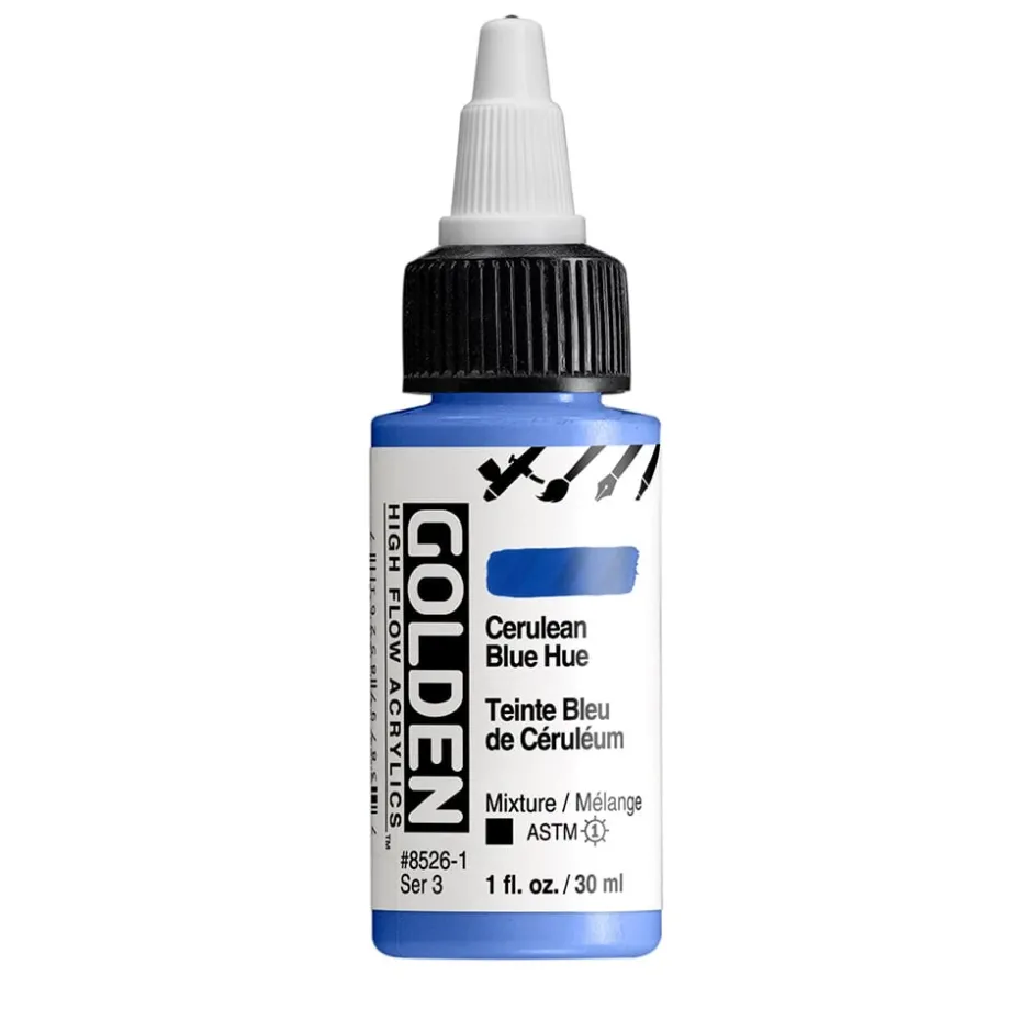 Golden High Flow Akryl 30ml – 58526 Cerulean Blue Hue