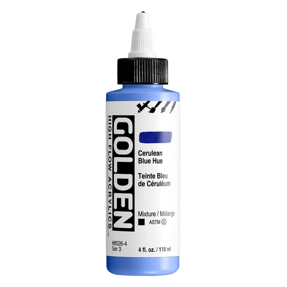 Golden High Flow Akryl 118ml – 28526 Cerulean Blue Hue